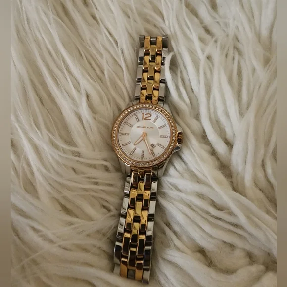 Michael Kors Swarovski crystal watch MK3578 model gold tone Michael Kors Women main image 3